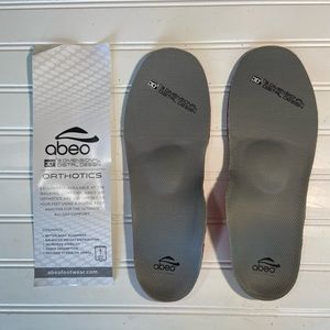 Abeo Men Size 10 New Orthotic Inserts 1 Pair 3D 3 Dimensional Digital Design